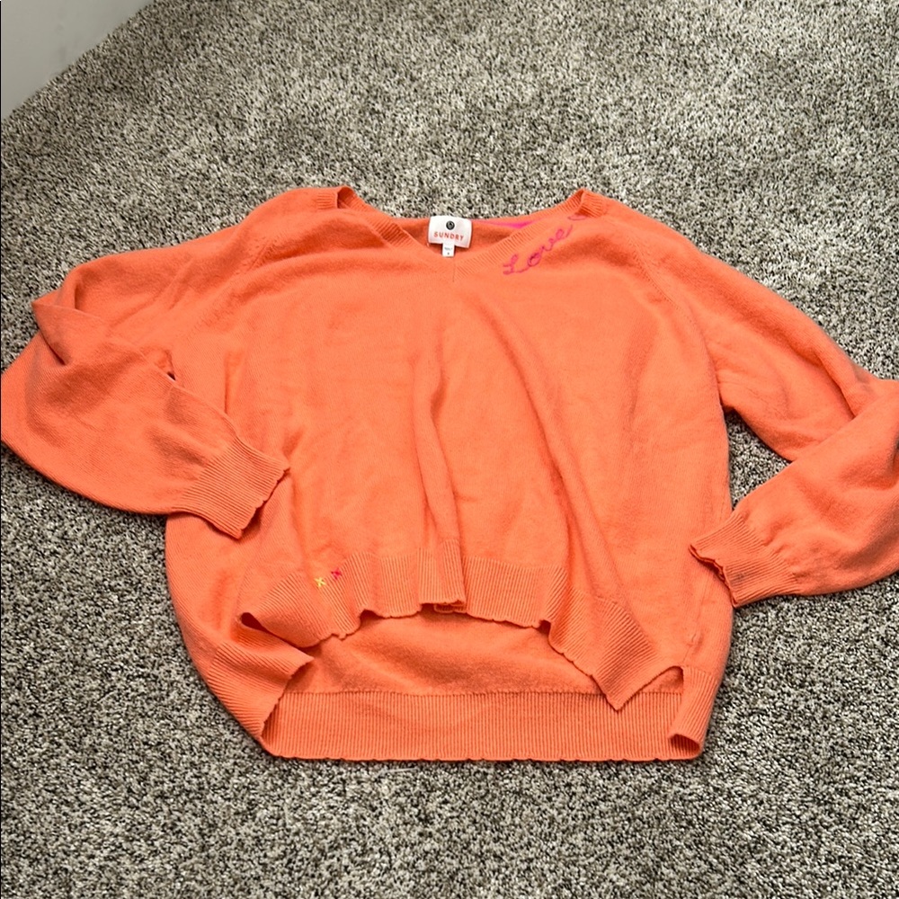 Sundry Orange Sweater